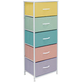5 Drawer Tower Nightstand